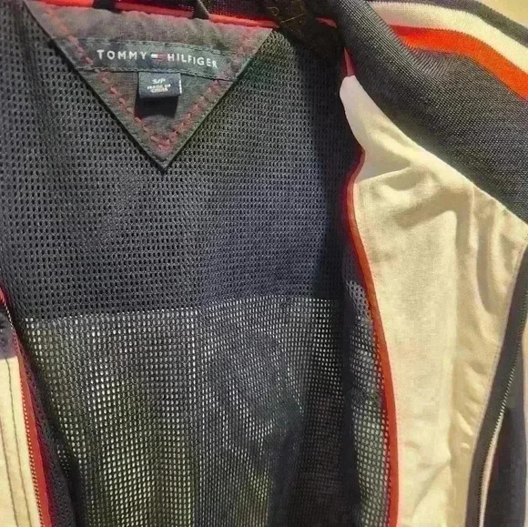 Tommy Hilfiger women's lined, zipper, jacket with hood.h Worn 1x size S - Picture 14 of 16